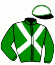 casaque portée par Mottier M. jockey du cheval de course KATIA DHELPA, information pmu ZETURF