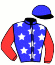 casaque portée par Abrivard L. jockey du cheval de course ESPACE WINNER, information pmu ZETURF