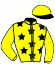 casaque portée par Koubiche Jér. jockey du cheval de course LIONELLE DU SOLEIL, information pmu ZETURF casaque portée par Koubiche Jér. jockey du cheval de course LIONELLE DU SOLEIL, information pmu ZETURF