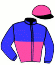 casaque portée par Cuiller Ch. jockey du cheval de course KANDICE DU LOISIR, information pmu ZETURF