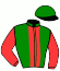 casaque portée par Gelormini G. jockey du cheval de course KARA DE PIERREPONT, information pmu ZETURF