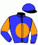 casaque portée par Rochard B. jockey du cheval de course PRESTO D'AN, information pmu ZETURF casaque portée par Rochard B. jockey du cheval de course PRESTO D'AN, information pmu ZETURF