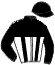casaque portée par Ouvrie F. jockey du cheval de course CETIZ, information pmu ZETURF casaque portée par Ouvrie F. jockey du cheval de course CETIZ, information pmu ZETURF