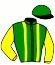 casaque portée par Mottier M. jockey du cheval de course JUSTE D'UN JOUR, information pmu ZETURF