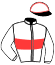 casaque portée par Raffin E. jockey du cheval de course JACK DES MALBERAUX, information pmu ZETURF