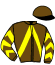 casaque portée par Terry C. jockey du cheval de course KACHE KACHE, information pmu ZETURF casaque portée par Terry C. jockey du cheval de course KACHE KACHE, information pmu ZETURF