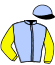 casaque portée par Mottier M. jockey du cheval de course KHEOPS BOURBON, information pmu ZETURF