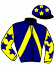 casaque portée par Raffin E. jockey du cheval de course LELOUP VALLEE, information pmu ZETURF