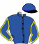 casaque portée par Stefani M. jockey du cheval de course CHEYENNE LUX, information pmu ZETURF