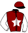 casaque portée par Subias A. jockey du cheval de course KIEV (FR), information pmu ZETURF