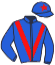 casaque portée par Maillot S. jockey du cheval de course SWEET LULLABY, information pmu ZETURF