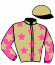 casaque portée par Bachelot T. jockey du cheval de course ROCHEUX, information pmu ZETURF