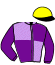 casaque portée par Boutin Hug. jockey du cheval de course COCO LOVE, information pmu ZETURF