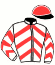 casaque portée par Lamaziere L. jockey du cheval de course IRON EMESS (FR), information pmu ZETURF