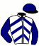 casaque portée par Ducher J. Ph. jockey du cheval de course HUPPERCUT DE JOUX (FR), information pmu ZETURF