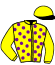 casaque portée par Leblanc K. jockey du cheval de course GIRONDA (FR), information pmu ZETURF