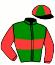 casaque portée par Daougabel M. jockey du cheval de course HENDRIX DE VAUVERT (FR), information pmu ZETURF