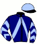 casaque portée par Gauvin F. jockey du cheval de course HIGHWAY DANICA, information pmu ZETURF