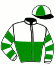 casaque portée par Touron G. jockey du cheval de course GADJO DU BELLAY (FR), information pmu ZETURF