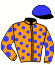 casaque portée par Lasselin J. jockey du cheval de course ENERGY OAKS (FR), information pmu ZETURF