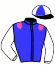 casaque portée par Verriere L. jockey du cheval de course HOLD DREAM TURBO, information pmu ZETURF