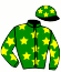 casaque portée par Ruet B. jockey du cheval de course FOLLOW DARLING, information pmu ZETURF