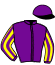 casaque portée par Daougabel M. jockey du cheval de course HOT MAMA, information pmu ZETURF