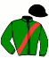 casaque portée par Callier P. jockey du cheval de course INDIGO DE JUSSY, information pmu ZETURF