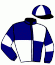 casaque portée par Giraud A. P. jockey du cheval de course ISOLA SANTA, information pmu ZETURF