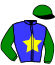 casaque portée par Lacoma M. jockey du cheval de course GAZELLE D'ORMOY, information pmu ZETURF