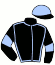 casaque portée par Broust F. jockey du cheval de course ICEBERG DE MAHEY, information pmu ZETURF