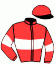 casaque portée par Corbin M. jockey du cheval de course HORYVIL DES MOYEUX, information pmu ZETURF