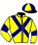casaque portée par Tintillier A. jockey du cheval de course LUNA DE LA VALLEE, information pmu ZETURF