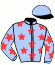 casaque portée par Lamaziere L. jockey du cheval de course LADY D'ALEX, information pmu ZETURF