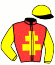 casaque portée par Lerenard A. jockey du cheval de course ILLUSTRE DE CHENOU, information pmu ZETURF casaque portée par Lerenard A. jockey du cheval de course ILLUSTRE DE CHENOU, information pmu ZETURF