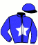 casaque portée par Faltejsek J. jockey du cheval de course QUINZE DE LA ROSE (IE), information pmu ZETURF