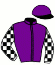 casaque portée par Le Clerc B. jockey du cheval de course HAROWA (AQ), information pmu ZETURF