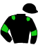 casaque portée par Andrieux T. jockey du cheval de course CANFORD WINE (FR), information pmu ZETURF