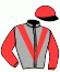 casaque portée par Ferreira N. jockey du cheval de course AFFORTUNATO, information pmu ZETURF