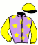 casaque portée par Besnier H. jockey du cheval de course PINK PRINCESS (GB), information pmu ZETURF