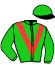 casaque portée par Brechet Mr Lp. jockey du cheval de course MY BLUEBERRY (FR), information pmu ZETURF