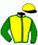 casaque portée par Valle Skar Mlle F. jockey du cheval de course WILD BUSH (FR), information pmu ZETURF