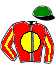 casaque portée par Inconnu jockey du cheval de course GLOBAL CLOUD (DE), information pmu ZETURF