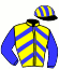 casaque portée par Seguy V. jockey du cheval de course SPRING STREET (FR), information pmu ZETURF