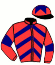 casaque portée par Speicher T. jockey du cheval de course IRON SACRE (AQ), information pmu ZETURF
