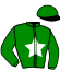 casaque portée par Guitraud C. jockey du cheval de course KIAWOOD (FR), information pmu ZETURF