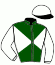 casaque portée par Andrieux T. jockey du cheval de course VICTORIA BELLA, information pmu ZETURF