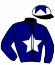 casaque portée par Lajon W. jockey du cheval de course ANONG (FR), information pmu ZETURF