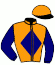 casaque portée par De Giles F. jockey du cheval de course ILEZEN (AQ), information pmu ZETURF