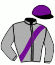 casaque portée par Labaisse E. jockey du cheval de course LOUMONROK (FR), information pmu ZETURF